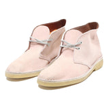 CLARKS Desert Boots Womens Ankle Leather Pink UK 4.5 Casual Comfortable