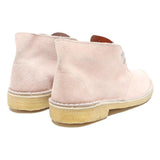 CLARKS Desert Boots Womens Ankle Leather Pink UK 4.5 Casual Comfortable