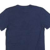 ADIDAS Mens Blue Yellow Graphic T-Shirt M Short Sleeve Crew Neck Cotton Blend