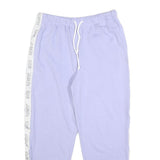 LEVI'S Womens Joggers Purple & White Logo Tape Slim Tapered M W30 L26