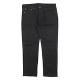LEVI'S 514 Classic Mens Jeans Black Classic Straight Denim W36 L30 Zip Cotton