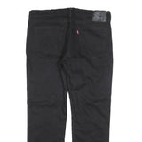 LEVI'S 514 Classic Mens Jeans Black Classic Straight Denim W36 L30 Zip Cotton