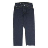 LEVI'S 501 Mens Jeans Blue Regular Straight Denim Dark W30 L26 Classic Button