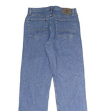 WRANGLER Mens Regular Blue Denim Jeans W32 L34 Classic Zip Cotton Casual