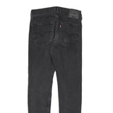 LEVI'S 510 Mens Jeans Black Slim Skinny Denim Medium W27 L27 Zip Fastening