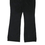 LEVI'S Womens Cotton Blend Black Regular Flared Trousers W32 L31 Stylish Comfort