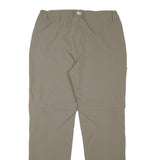 ICEPEAK Mens Polyester Blend Beige Regular Fit Straight Leg Trousers W32 L31