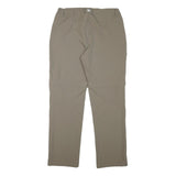 ICEPEAK Mens Polyester Blend Beige Regular Fit Straight Leg Trousers W32 L31