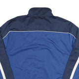 RUSSELL ATHLETIC Mens Blue & Navy Zip Jacket 2XL Polyester Blend Track Casual