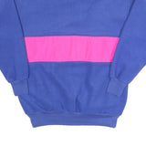 MOUNTAIN GEAR Mens Blue & Pink Colourblock Jacket S Polyester Zip Pullover