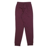 ADIDAS Womens Joggers Maroon XS W22 L28 Slim Tapered Fit Casual Sweatpants