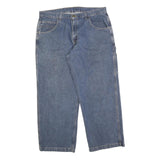 CARHARTT Mens Jeans Blue Relaxed Straight Denim Medium W36 L30 Workwear
