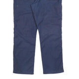 CARHARTT Mens Cotton Blend Navy Relaxed Straight Trousers W36 L30 Casual