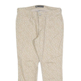 LEVI'S Womens Jeans Beige Slim Straight Denim Light W28 L25 Stylish Patterned