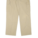LIBERTY Mens Regular Beige Cargo Trousers W39 L34 Polyester Blend Zip Comfort