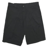 DICKIES Mens Shorts Black Casual Relaxed Fit Work L W36 Polyester Blend