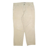 CARHARTT Mens Cotton Blend Beige Relaxed Straight Trousers W38 L32 Utility
