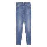 LEVI'S Mile High Super Skinny Womens Jeans Blue Denim Regular Fit Skinny W28 L32
