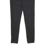 LEVI'S Womens Jeans Black Regular Skinny Denim Raw W28 L30 Classic Cotton Blend
