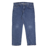 WRANGLER Mens Jeans Blue Regular Straight Denim Medium W36 L30 Classic Style