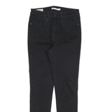 LEVI'S 721 Womens Jeans Black Slim Skinny Denim W28 L27 Stretch Cotton Blend