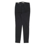 LEVI'S 721 Womens Jeans Black Slim Skinny Denim W28 L27 Stretch Cotton Blend