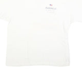 HANES Womens White America Cup 1995 Graphic T-Shirt XL Short Sleeve