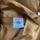 Wampum Shirt - Small Gold Polyester Blend