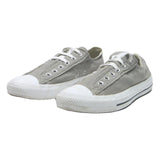 VANS Classic Slip-On Womens Low Top Trainers Grey Cotton Blend UK 7 Casual