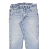 CARHARTT Mens Regular Fit Light Blue Denim Cotton Blend Jeans W38 L32 Zip