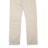 LEVI'S Mens Cotton Blend Beige Regular Fit Straight Leg Trousers W30 L30 Casual