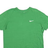 NIKE Mens Green T-Shirt XL Short Sleeve Crew Neck Cotton Blend Casual