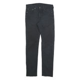 LEVI'S 510 Mens Slim Black Denim Raw W30 L29 Stretch Slim Fit Jeans