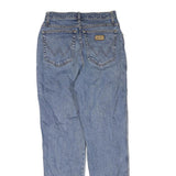 WRANGLER Womens Light Blue Regular Straight Denim Jeans W28 L32 Classic Fit Zip