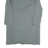 Mens Grey Classic Long Sleeve Button Closure Jacket Size L Polyester Blend Plain
