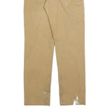 CARHARTT Mens Cotton Blend Beige Relaxed Straight Trousers W34 L34 Workwear