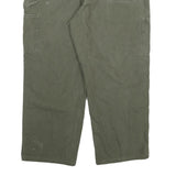 CARHARTT Mens Cotton Blend Green Relaxed Straight Trousers W40 L26 Workwear