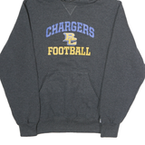 RUSSELL ATHLETIC Mens Grey Chargers Football Hoodie M Cotton Casual Pullover