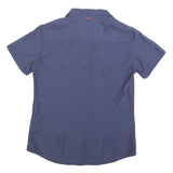 MAMMUT Womens Blue Check Shirt XS Lightweight Breathable Summer Button-Up