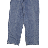 TL Womens Relaxed Blue Denim Medium W26 L27 Cotton Zip Casual Pockets Jeans