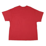 NFL Mens Red San Francisco 49ers Logo Graphic T-Shirt 2XL Short Sleeve Crew Neck