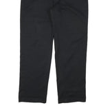 DICKIES Mens Black Cotton Blend Regular Fit Straight Leg Trousers W38 L32