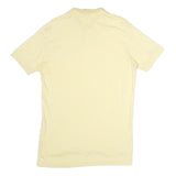POLO RALPH LAUREN Mens Yellow Short Sleeve Plain S Cotton Polo Shirt