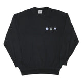 OTSCHER Mens Black Cotton Blend Crew Neck M Sweatshirt Volkswagen Skoda Logos