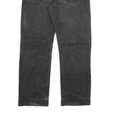 CARHARTT Mens Black Regular Straight Denim Light W36 L29 Cotton Blend Zip Jeans