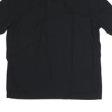 FRED PERRY Mens Black Shirt M Cotton Blend Short Sleeve Casual