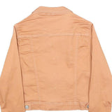 CHICOREE Womens Beige Cotton Button Jacket XS Jeanswear Casual Lightweight