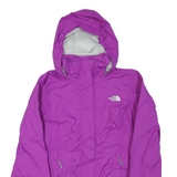 THE NORTH FACE Womens Purple Outdoor Jacket S Polyester Blend Zip Hooded