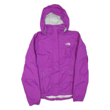 THE NORTH FACE Womens Purple Outdoor Jacket S Polyester Blend Zip Hooded