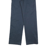 DICKIES Mens Cotton Blend Navy Relaxed Straight Trousers W30 L32 Workwear